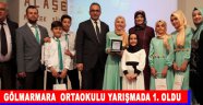 Gölmarmara Ortaokulu yarışmada 1. Oldu