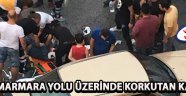 Gölmarmara Yolu Üzerinde Korkutan Kaza !