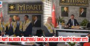 İYİ Parti Balıkesir Milletvekili İsmail Ok Akhisar İYİ Parti’yi ziyaret etti!
