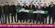 Spor Toto Teşkilat Başkanı Sponsor Olduğu Akhisar Belediye Stadyumunu Ziyaret Etti