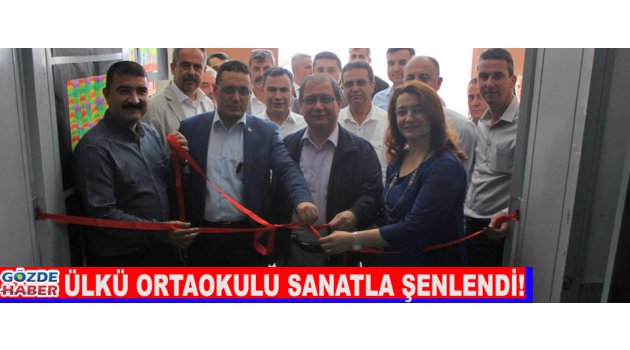 Ülkü Ortaokulu Sanatla Şenlendi !